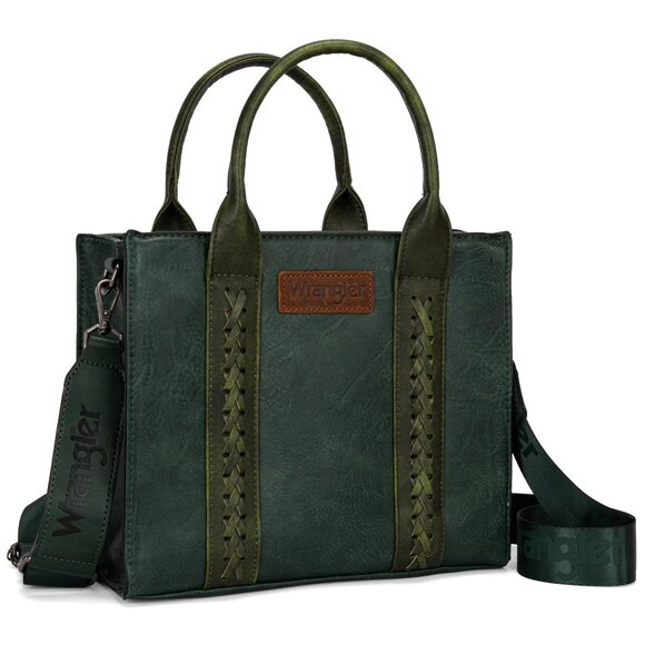 Wrangler Handbags - NWT Wrangler Tote Bag, Designer Satchel Handbag, Top-handle, Adjust Strap, Green